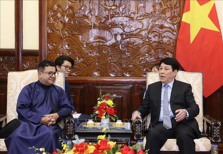 Chủ tịch nước Lương Cường tiếp Đại sứ Chile đến chào từ biệt- Ảnh 2.