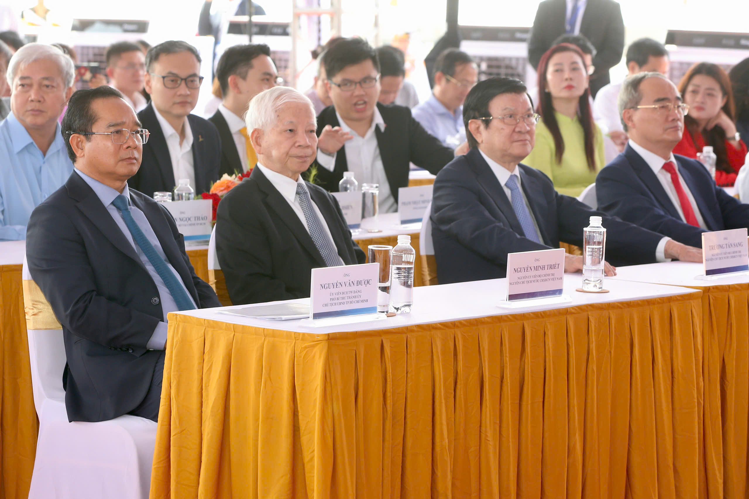 Cận cảnh lễ khởi công siêu dự án Khu đô thị lấn biển Cần Giờ của Vingroup- Ảnh 7.
