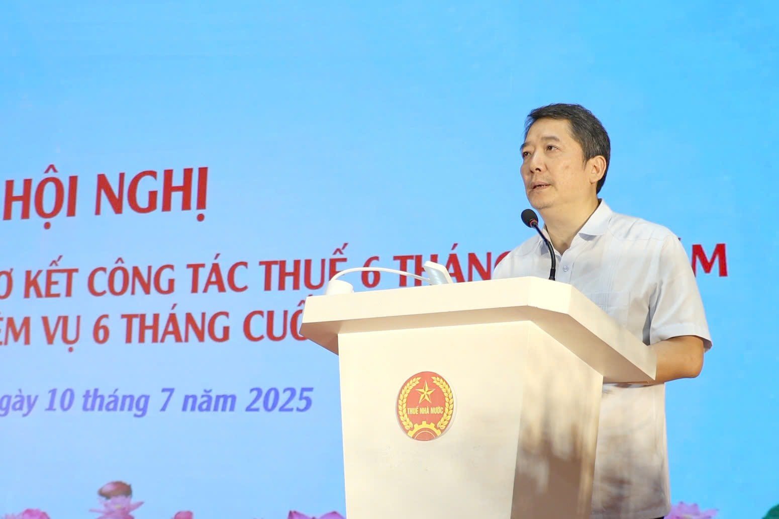Thứ trưởng Bộ Tài chính Cao Anh Tuấn phát biểu tại hội nghị. Ảnh: BTC