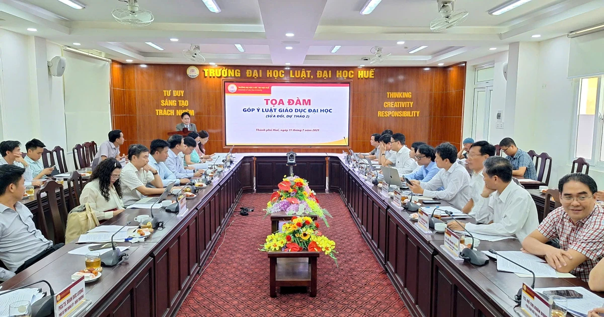 Trường Đại học Luật, Đại học Huế tọa đàm góp ý Luật Giáo dục Đại học (sửa đổi)
