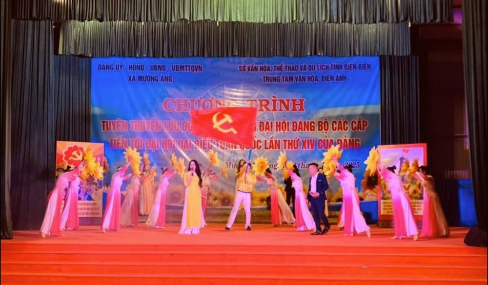 Đặc sắc chương trình tuyên truyền chào mừng Đại hội Đảng các cấp ở Mường Ảng - ảnh 1
