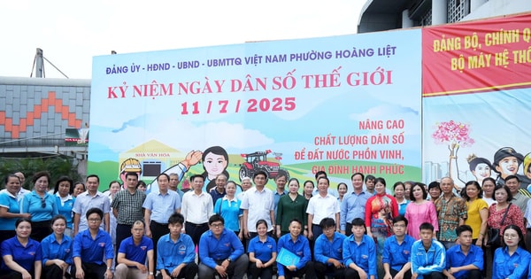 Hoang Liet Ward មានសកម្មភាពជាច្រើនដើម្បីឆ្លើយតបនឹងទិវាប្រជាជនពិភពលោក