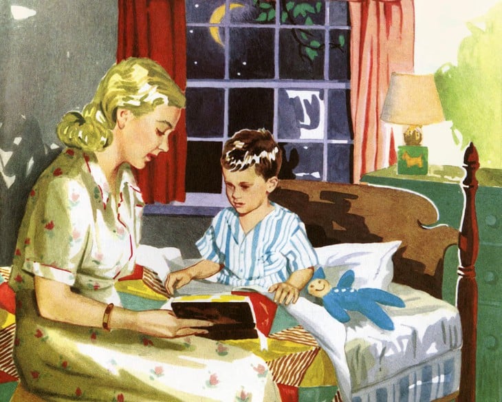 Đọc sách cho con nghe trước khi ngủ là khoảnh khắc thiêng liêng nhất với ba mẹ - Ảnh 1.