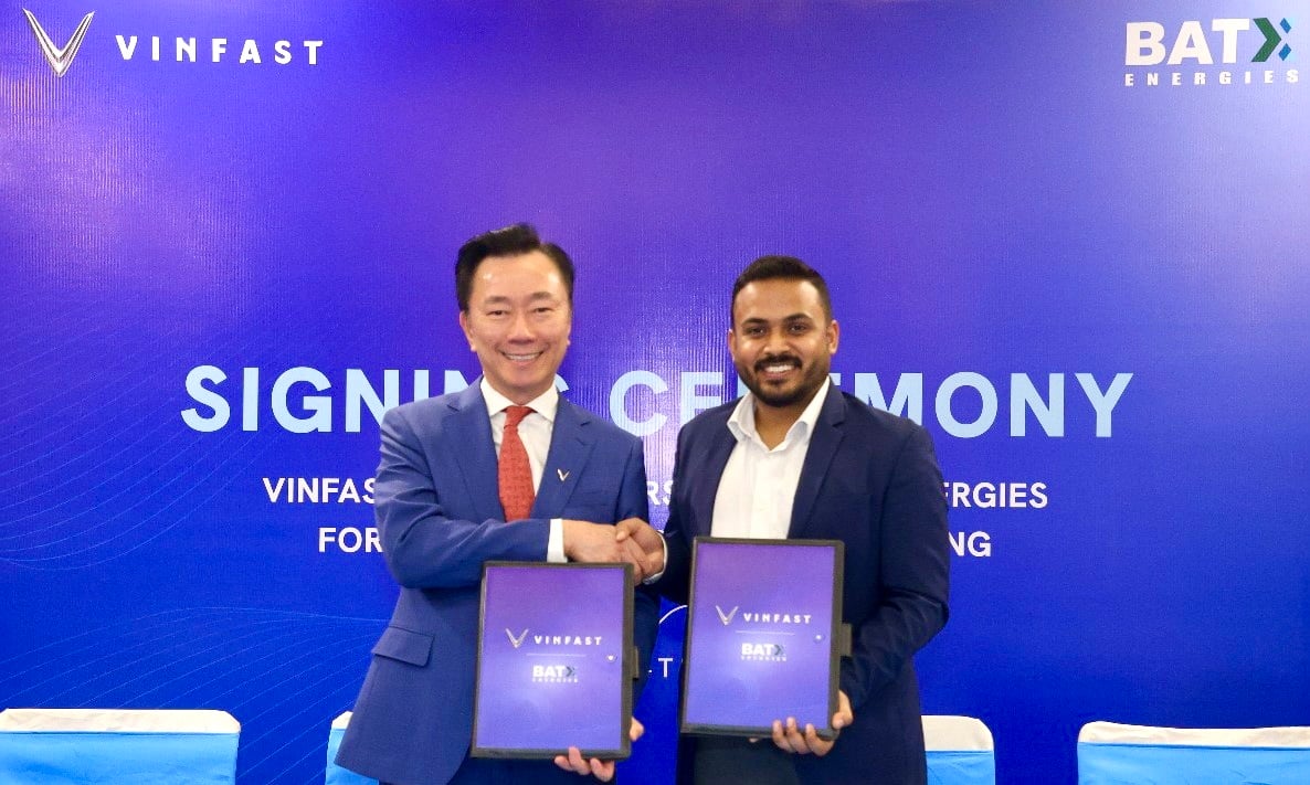 Vinfast và Batx Energies ký kết thoả thuận hợp tác chiến lược về tái chế và tái sử dụng pin điện áp cao