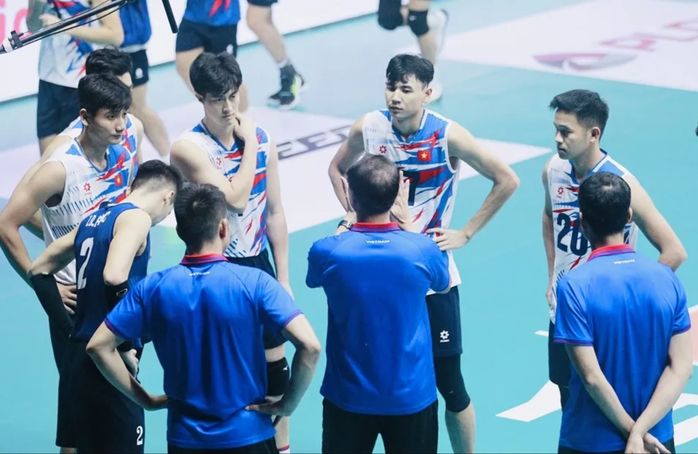 Tạo địa chấn trước Thái Lan, tuyển bóng chuyền nam Việt Nam lên nhì bảng SEA V-League- Ảnh 1.