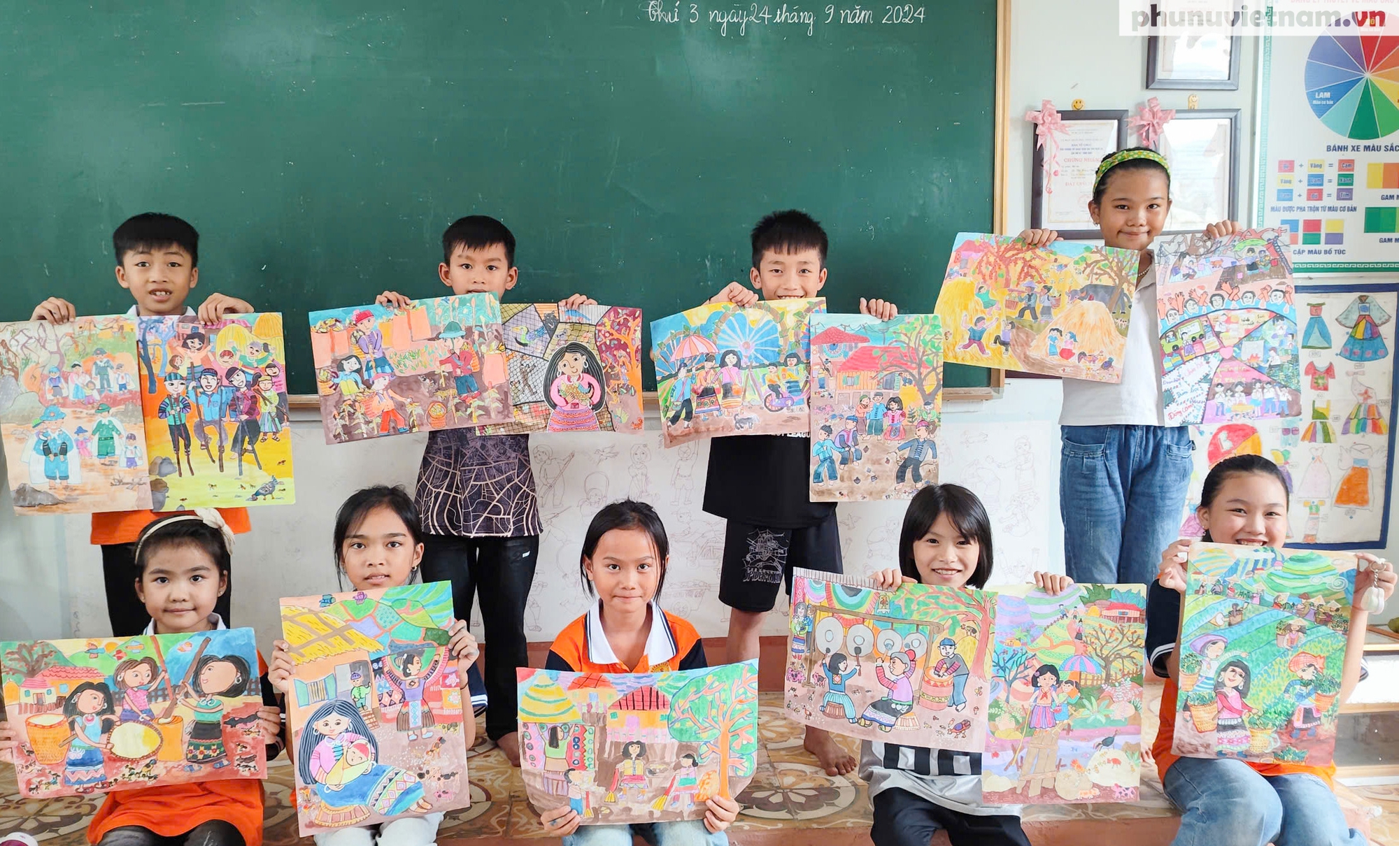Tổ Mỹ thuật vùng cao – Nơi trẻ em dân tộc thiểu số sáng tạo và cất tiếng nói bình đẳng giới- Ảnh 2.