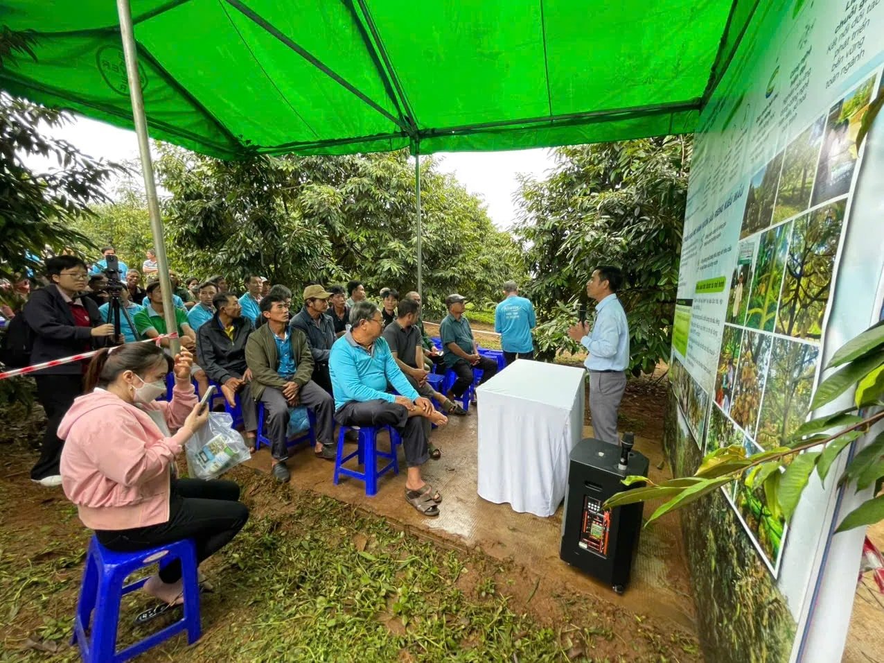 Trung tâm Khuyến nông tỉnh Lâm Đồng tổng kết mô hình 