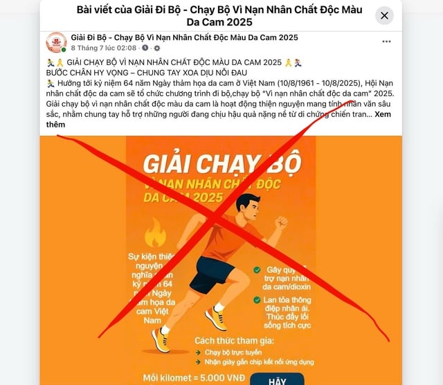 Bị lừa tiền khi đăng ký chạy bộ qua fanpage giả mạo: Người trong cuộc bất lực- Ảnh 1.