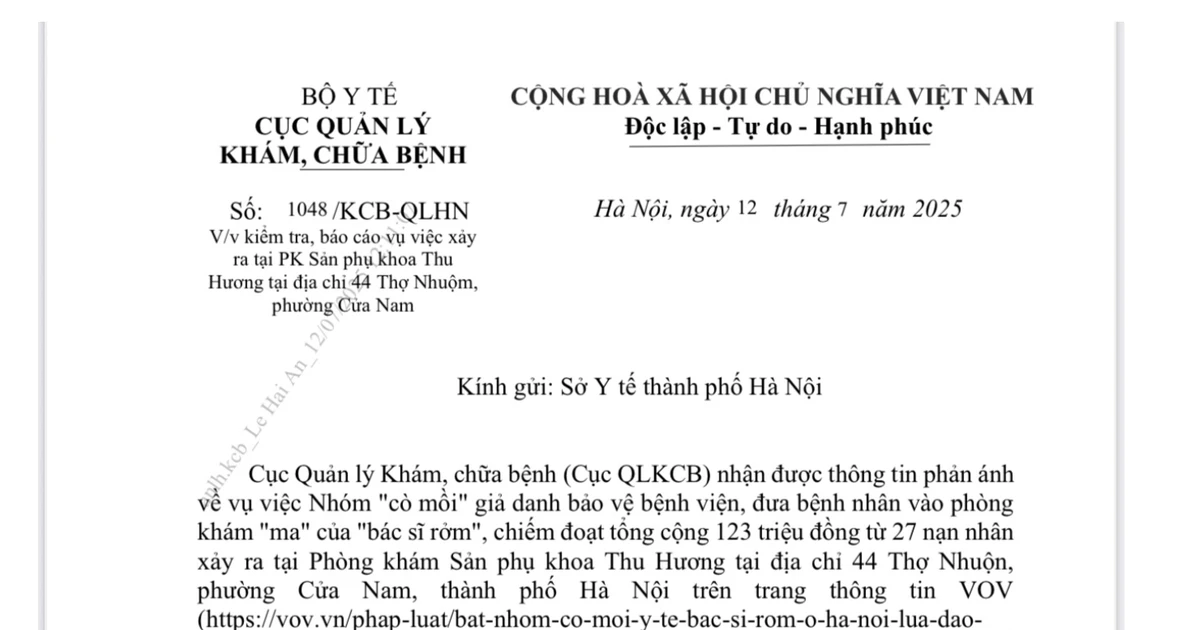 Yêu cầu Hà Nội báo cáo rõ về 'cò mồi' của phòng khám sản phụ khoa 'ma'