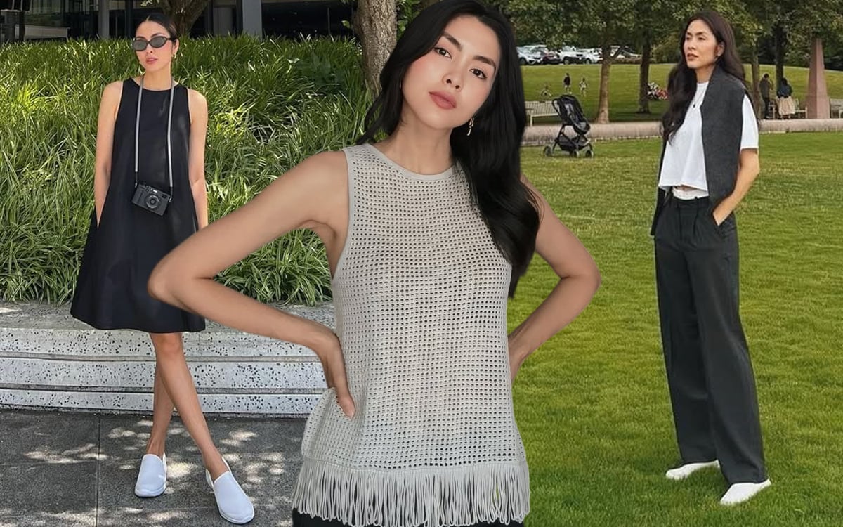 Hà Tăng diện đi diện lại 1 kiểu giày mà vẫn đẹp chuẩn style &quot;old money&quot;- Ảnh 1.