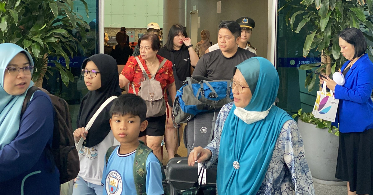 El aeropuerto de Da Nang recibe un número récord de vuelos antes de la final de los fuegos artificiales