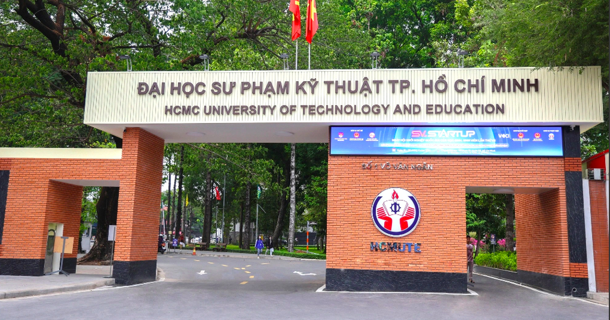Ho Chi Minh City University of Technical Education announced admission score threshold for 2025