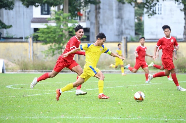 'Báu vật' của bầu Đức ghi bàn, HAGL thẳng tiến vào vòng chung kết U.21- Ảnh 6.