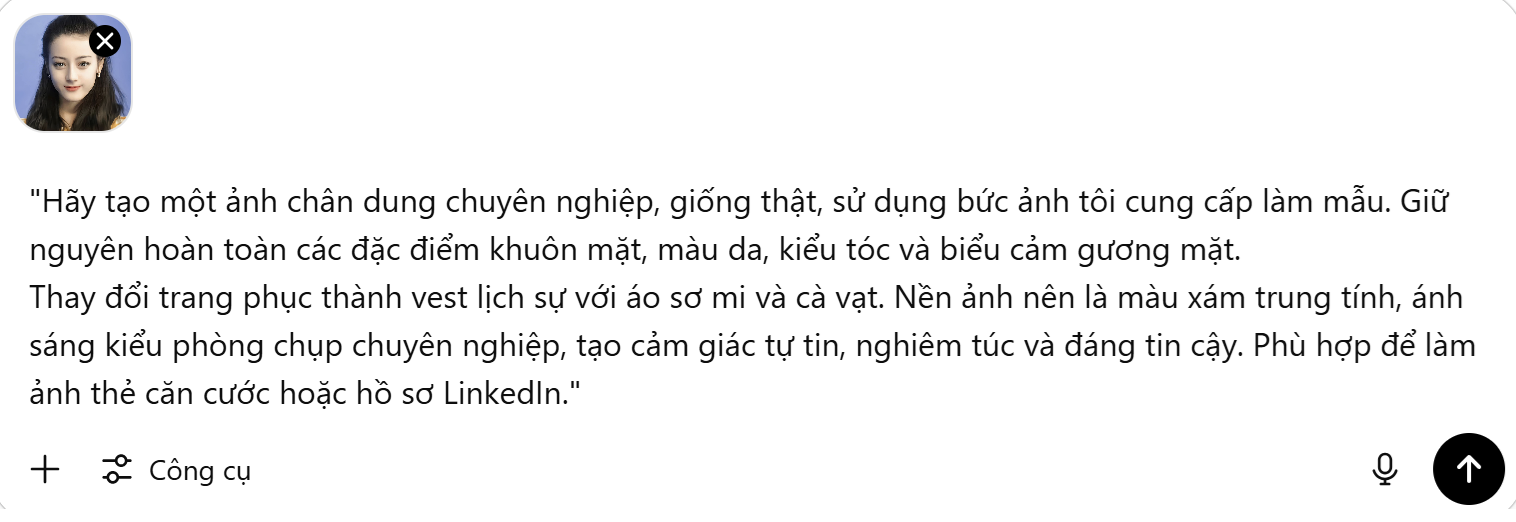 Hướng dẫn dùng ChatGPT tạo ảnh căn cước   - 2