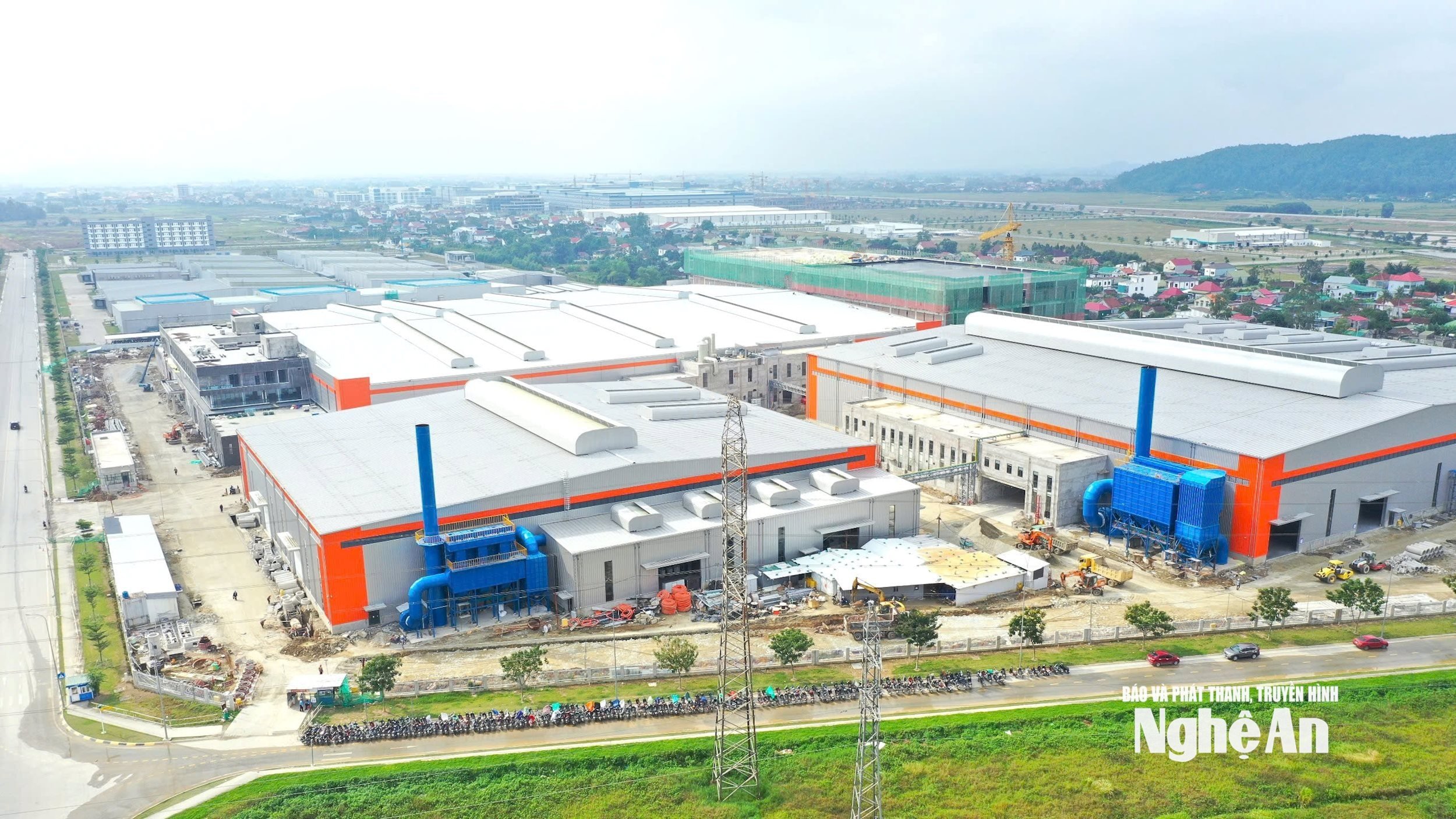 nhiều nhà máy ở KCN VSIP đã đi vào hoạt động