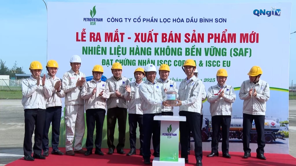 Công ty Cổ phần Lọc hóa dầu Bình Sơn (BSR) đã ra mắt 02 sản phẩm mới là nhiên liệu hàng không bền vững