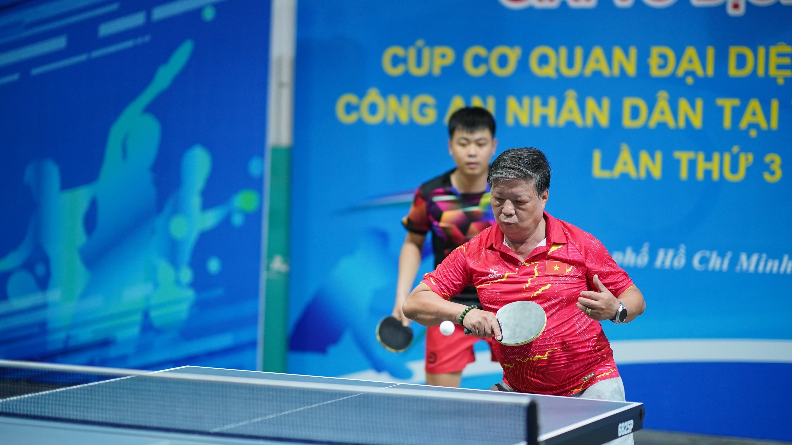 Giải bóng bàn cúp Cơ quan đại diện Cục Truyền thông CAND tại TP.HCM đã tìm ra nhà vô địch- Ảnh 7.