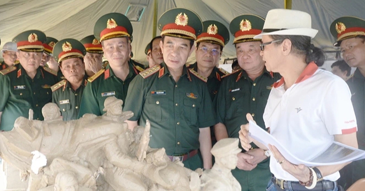 Xây tượng đài chiến sĩ 5 nước theo lệnh khẩn cấp của Bộ trưởng Bộ Quốc phòng