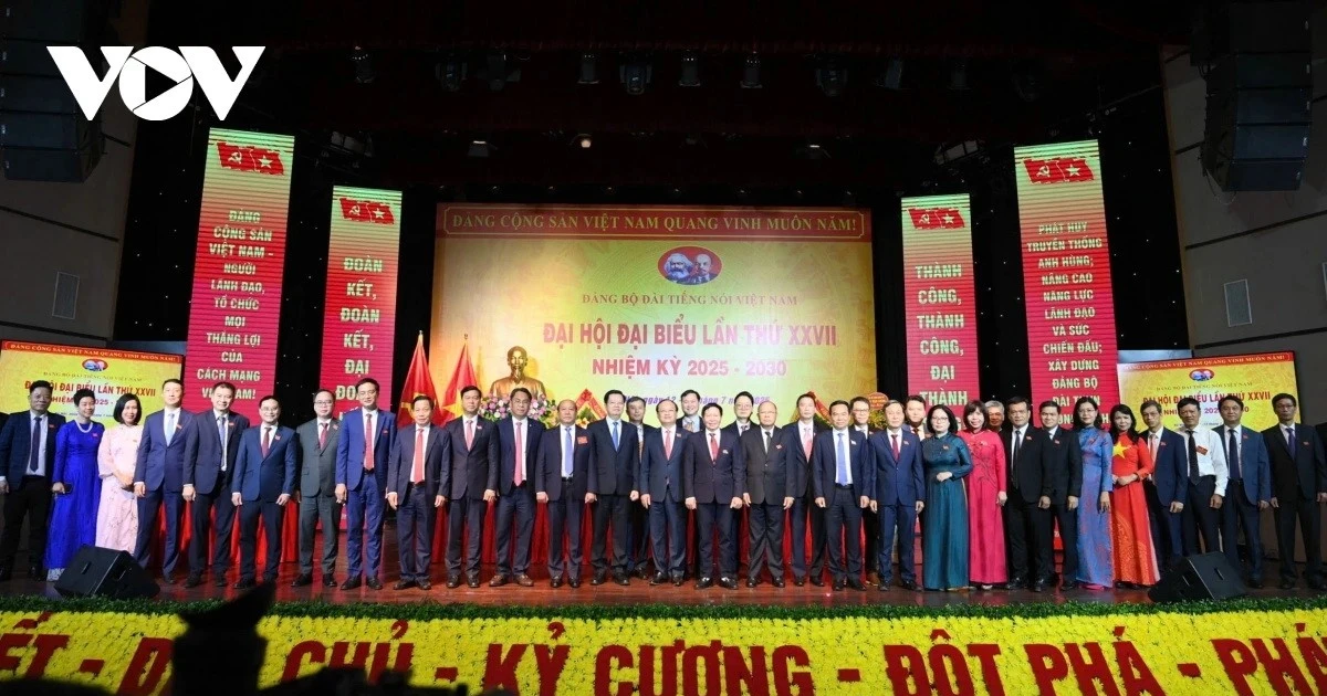 Mr. Do Tien Sy re-elected as Secretary of the Party Committee of Voice of Vietnam for the 2025-2030 term