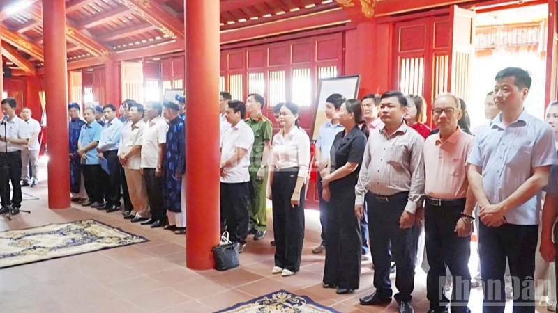 Commemorating the 140th anniversary of King Ham Nghi's Can Vuong Edict