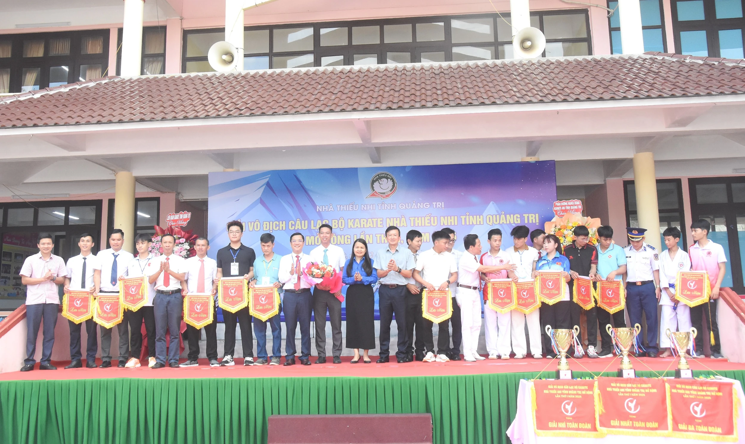 Khai mạc Giải vô địch CLB Karate Nhà Thiếu nhi tỉnh Quảng Trị mở rộng lần thứ I - năm 2025