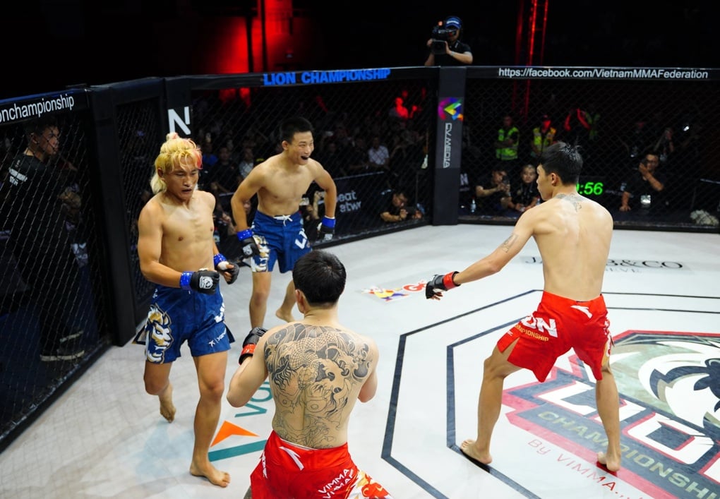 Võ sĩ Việt Nam đánh bại đối thủ Trung Quốc ở MMA Championship 24 - 1