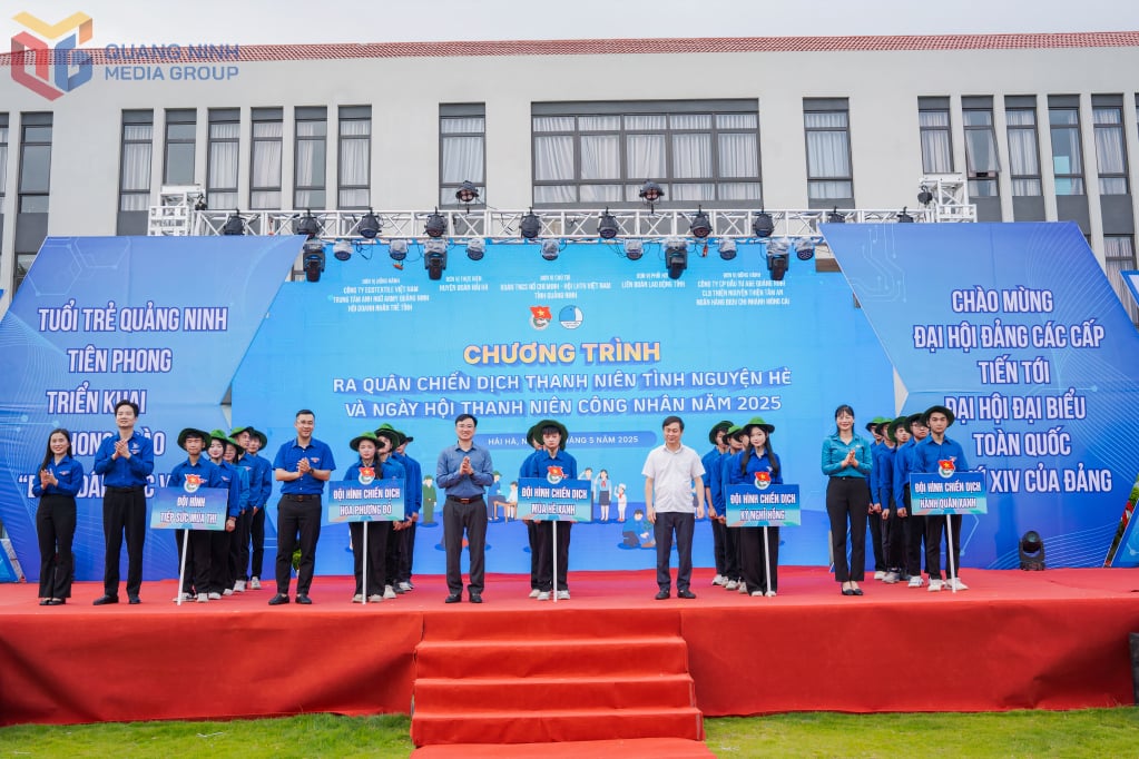 Tỉnh Đoàn Quảng Ninh tổ chức ra quân Chiến dịch thanh niên tình nguyện hè tháng 5/2025.