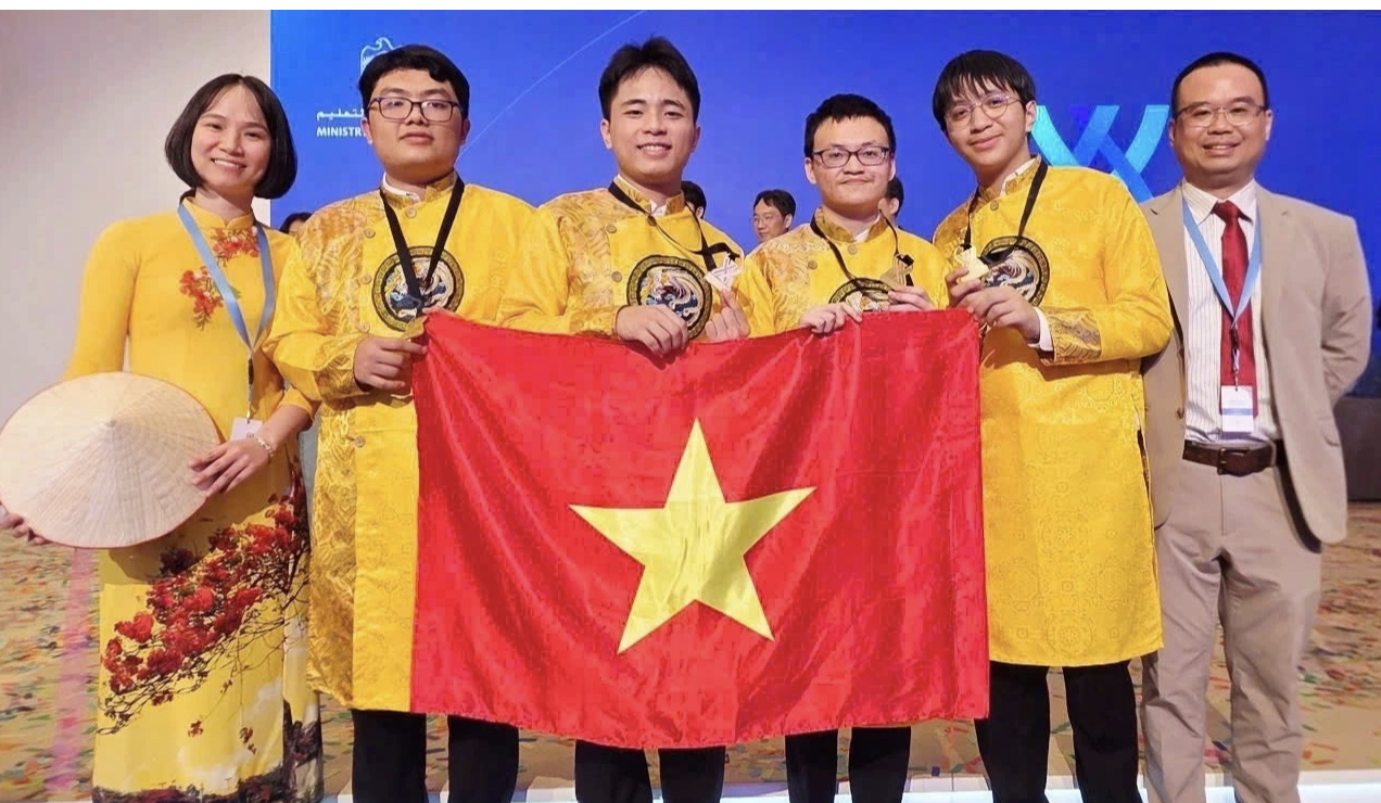 ជា​លើក​ទី​១ និស្សិត​វៀតណាម​ដណ្តើម​បាន​មេដាយ​មាស​ចំនួន​៤​ក្នុង​ព្រឹត្តិការណ៍​អូឡាំពិក​អន្តរជាតិ។