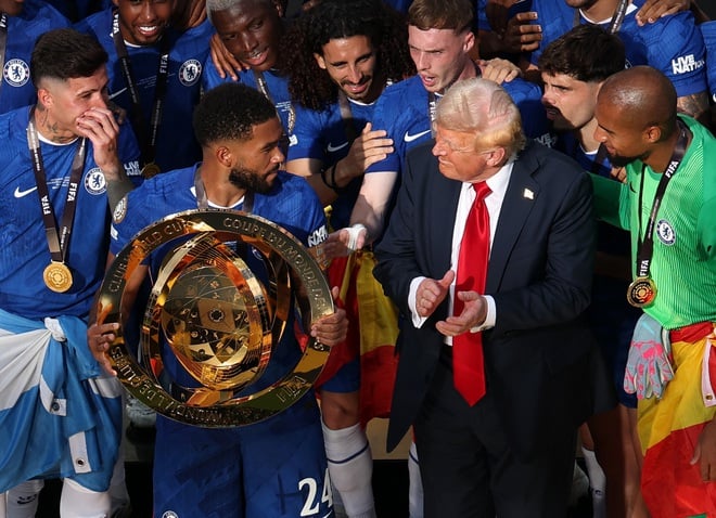 Tổng thống Trump làm điều bất ngờ sau chung kết, Chelsea được thưởng hơn 3.175 tỉ đồng- Ảnh 1.