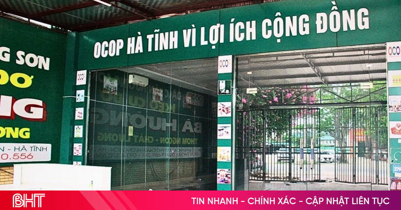 ហាងជាច្រើនដែលណែនាំផលិតផល OCOP នៅ Ha Tinh បានបិទយ៉ាងស្ងប់ស្ងាត់!