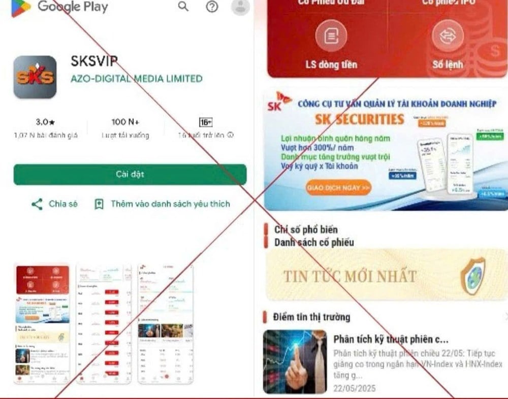 خسارة أكثر من 3.5 مليار دونج عند التداول على تطبيق الأسهم الوهمي SKYVIP - الصورة 1