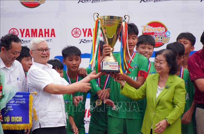 U13 Nam Định vô địch Giải bóng đá Thiếu niên toàn quốc 2025 - Ảnh 1.