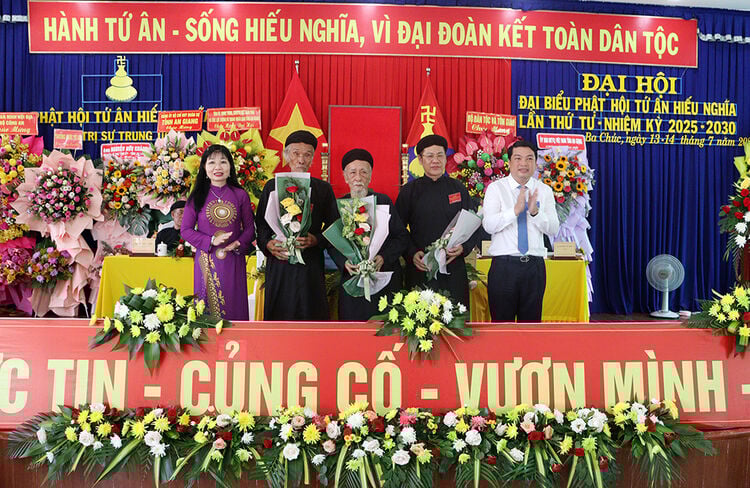 សមាជគណៈប្រតិភូសមាគមពុទ្ធសាសនា Tu An Hieu Nghia សម្រាប់អាណត្តិ 2025-2030