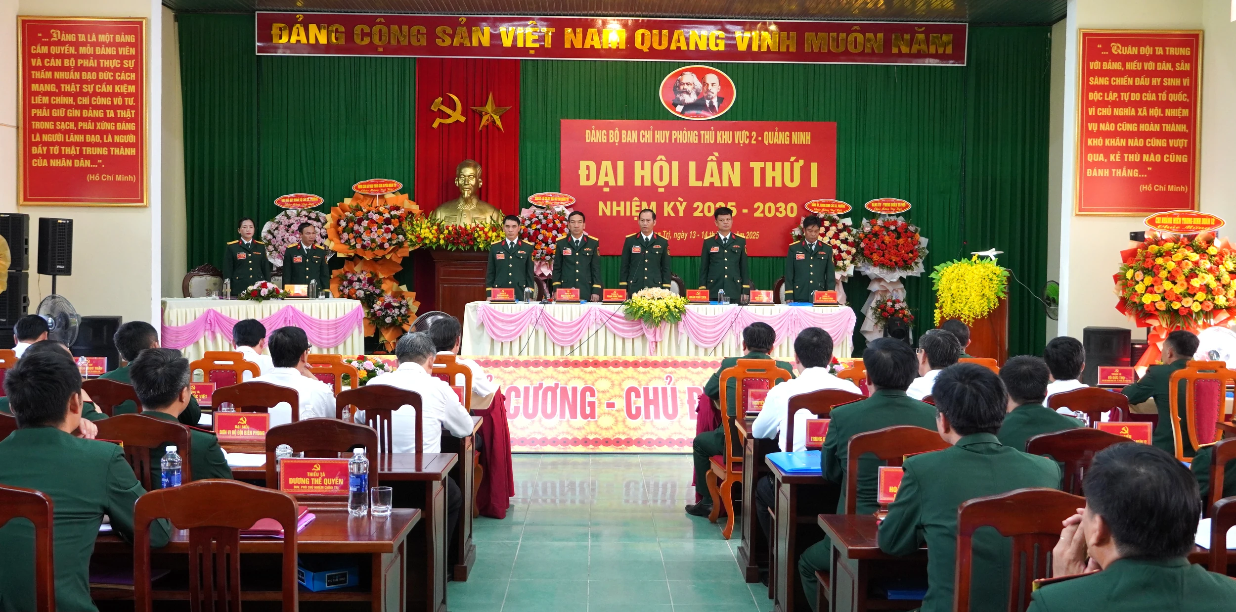 Đại hội Đảng bộ Ban Chỉ huy phòng thủ khu vực 2 - Quảng Ninh lần thứ I