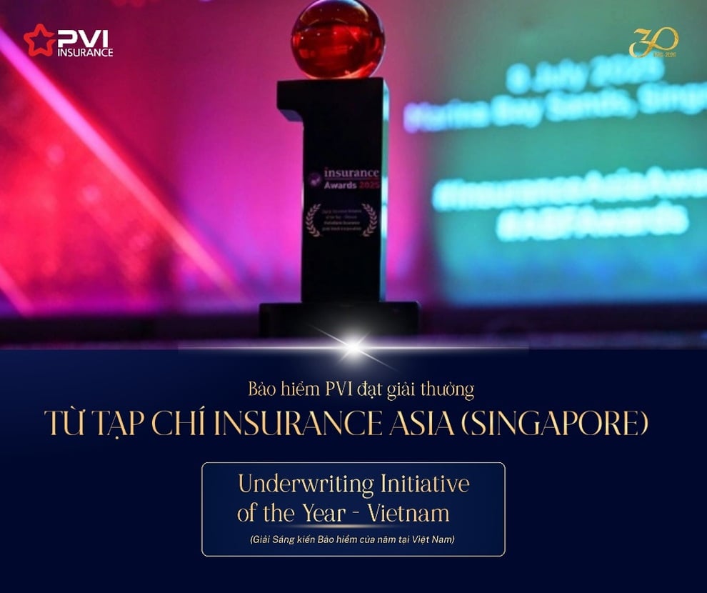 Bảo hiểm PVI nhận 3 giải thưởng Insurance Asia Awards 2025 - 2