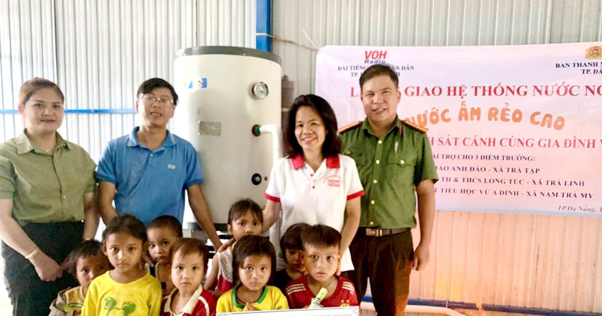 Công trình thanh niên “Nước ấm vùng cao” cho học sinh vùng cao