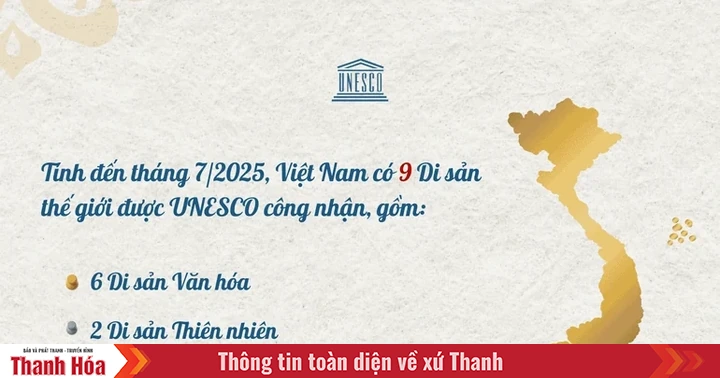 បេតិកភណ្ឌពិភពលោកចំនួន ៩ នៅប្រទេសវៀតណាម ទទួលបានកិត្តិយសពីអង្គការយូណេស្កូ