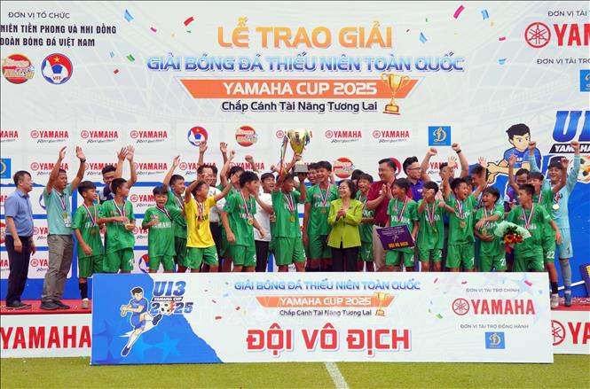 U13 Nam Định vô địch Giải bóng đá Thiếu niên toàn quốc 2025 - Ảnh 2.