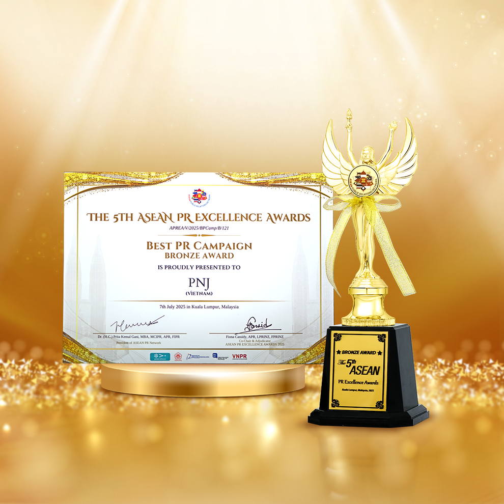 PNJ thắng giải Chiến dịch PR xuất sắc nhất tại ASEAN PR Excellence Awards 2025 - 2