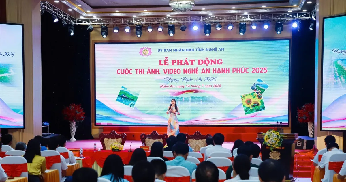 Phát động cuộc thi ảnh, video “Nghệ An hạnh phúc - Happy Nghệ An 2025”
