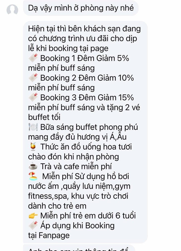 Ma trận lừa đảo đặt phòng khách sạn trên MXH: Khách hàng ấm ức, chủ doanh nghiệp cam chịu - Ảnh 2.