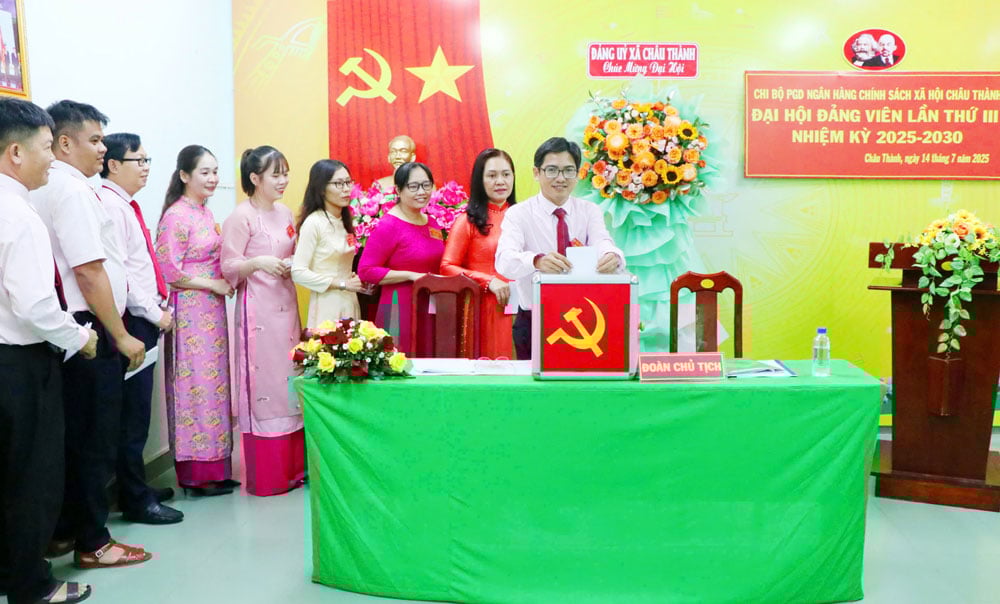 ប្រតិភូបោះឆ្នោតជ្រើសរើសលេខាបក្ស។