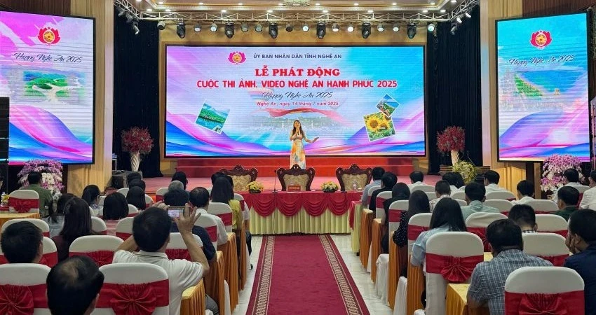 Phát động cuộc thi “Nghệ An hạnh phúc - Happy Nghệ An 2025”