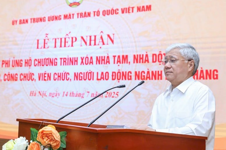 Ủy ban Trung ương MTTQ Việt Nam tiếp nhận kinh phí ủng hộ xóa nhà tạm, nhà dột nát- Ảnh 7.