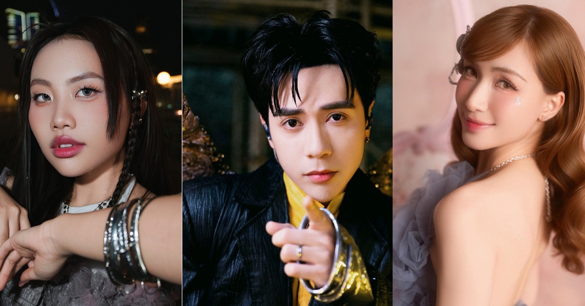 Phương Mỹ Chi, Hòa Minzy, Đen Vâu, Quang Hùng MasterD hát ở concert quốc gia