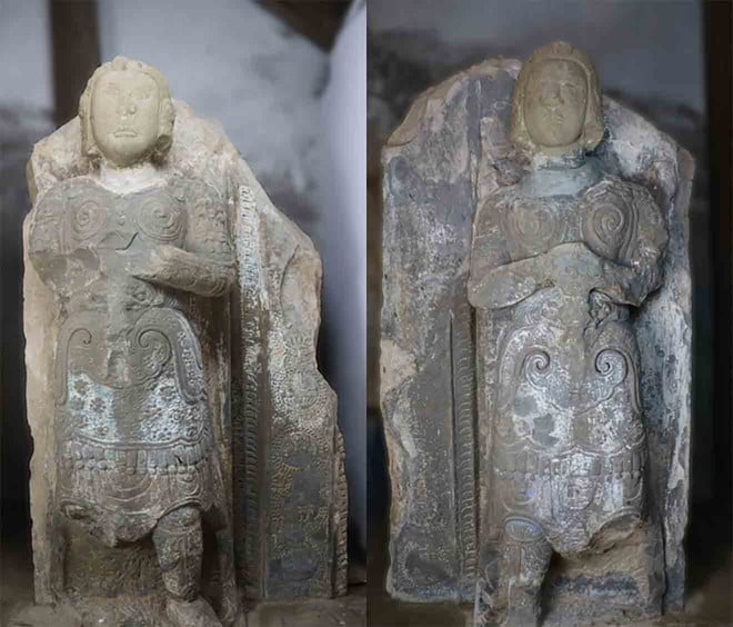 Độc lạ bảo vật quốc gia: Bộ tượng Kim Cương thời Lý còn lại- Ảnh 1.