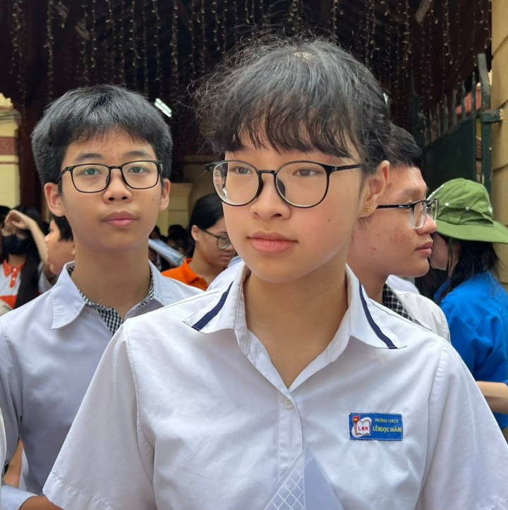 Học sinh lớp 9 Hà Nội dự kỳ thi tuyển sinh vào lớp 10 THPT năm nay.