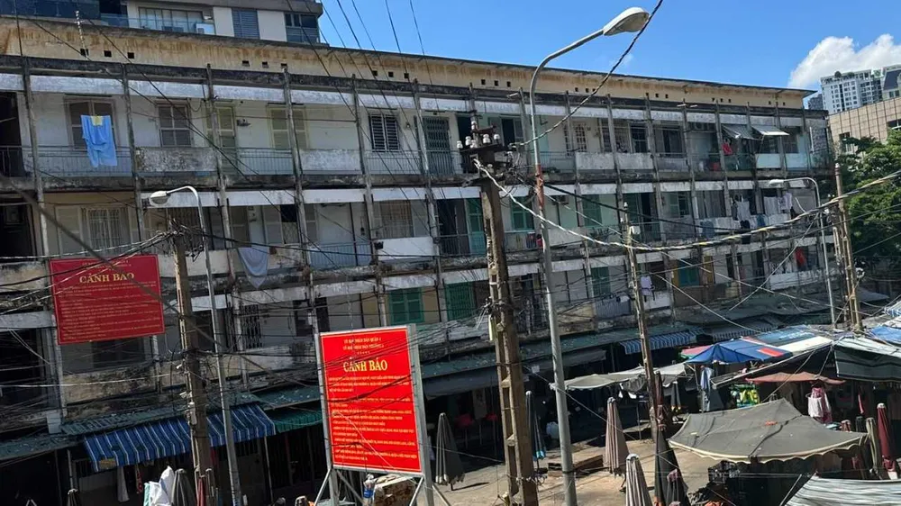 Chung cư Vĩnh Hội ,TPHCM. Ảnh: THANH HIỀN