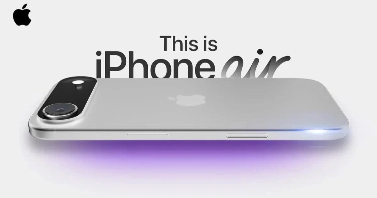 Đây sẽ là thiết kế và cấu hình của iPhone 17 Air?