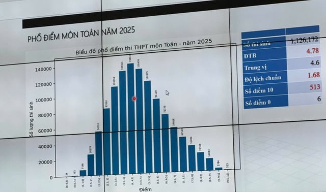 Công bố phổ điểm thi tốt nghiệp THPT 2025 - Ảnh 2.
